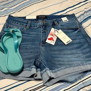 Judy Blue Mid Rise Shorts. NWT Size XL